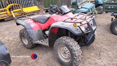 Honda TRX400 quad bike, key in office