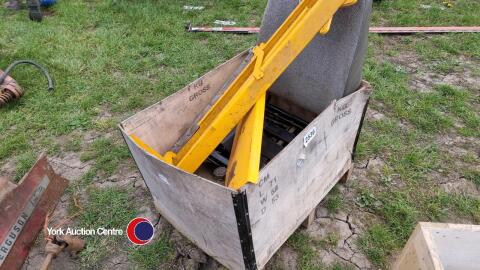 Box of JCB spare parts