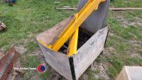 Box of JCB spare parts
