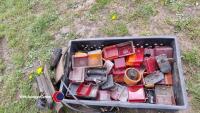 Rear light lens, o/s, new