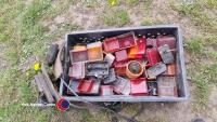 Rear light lens, o/s, new - 2