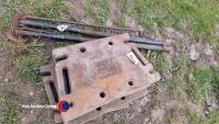 6x Deutz tractor weights - 3