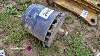 Large blue alternator
