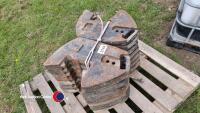 14x 45kg wafer weights Case IH wafer weights - 3