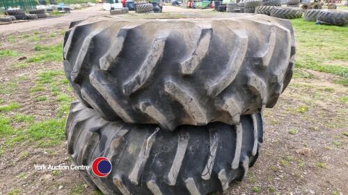 Muck spreader tyres