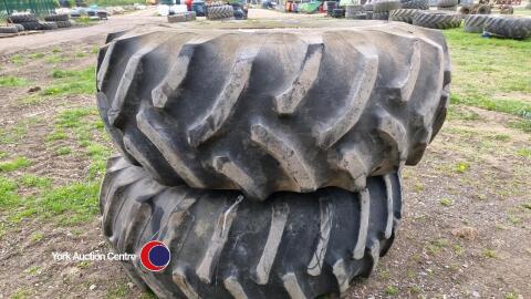Muck spreader tyres