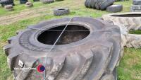 Pair Michelin tyres 600/65R28 - 2
