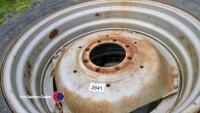 Pair of 18.4 R38 wheels and tyres on mf centres - 4