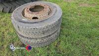 Pair of wheels and tyres 275/20R10 stud tyres - 4