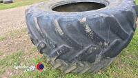 Pair of 20-8-38 tyres