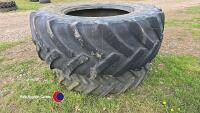 Pair of 20-8-38 tyres - 4