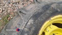 John Deere 14.9R24 rims and tyres, to suit 50 series, tyres hold air - 3