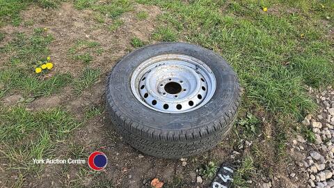 New Isuzu D-max spare wheel and tyre