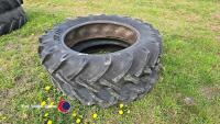 Pair 12.4 x 32 BKT tyres, unused - 4