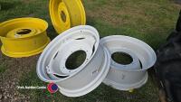 Pair 12 x 28 New Holland unused wheels - 2