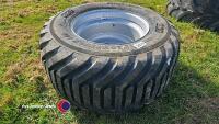 BKT 500/50-22.5 8 stud wheel, brand new wheel