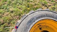 2 x 10-16.5 4 stud JCB wheels - 3