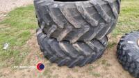 2 x Trelleborg 540/65R30 tyres 40% tread - 4