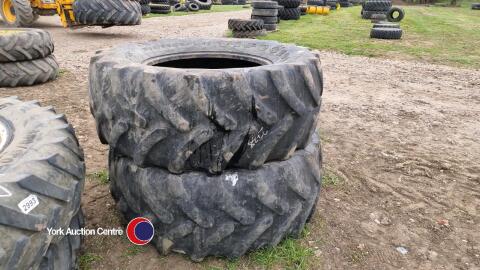 2 x Firestone 540/65R30 tyres