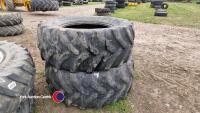 2 x Firestone 540/65R30 tyres