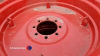 2 x Michelin Mach X Bib 650/75R38 8 stud Fendt wheels - 4