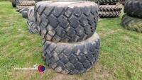 2 x Alliance 600/50R22.5 10 stud wheels