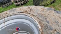 2 x Alliance 600/50R22.5 10 stud wheels - 3