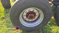 Tri axle bogey air suspension super singles 10 stud axle - 2