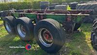 Tri axle bogey air suspension super singles 10 stud axle - 4