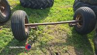 Axle wheel and tyres - 3