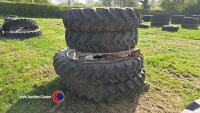 320/85R32 and 300/95R46 row crop wheels to fit New Holland T7.225