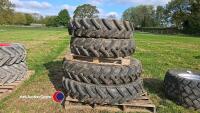 320/85R32 and 300/95R46 row crop wheels to fit New Holland T7.225 - 5
