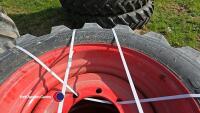 4 new 400/70R24 telehandler wheels and tyres complete - 3