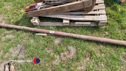 Push pole for yard use tractor size