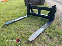 Pallet forks c/w Euro brackets