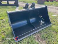 JCB 750mm grader bucket for mini digger, unused - 2