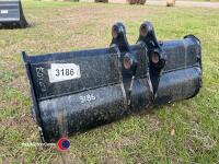 JCB 750mm grader bucket for mini digger, unused - 4