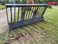 Muck fork with Manitou brackets