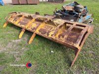 Angle dozer blade c/w brackets and fittings removed from a County tractor - 5