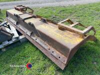Angle dozer blade c/w brackets and fittings removed from a County tractor - 6