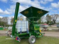 2024 Superior HM70 hammer mill. Done 1 demo, unloading auger dismantled for transport, pto in office - 4