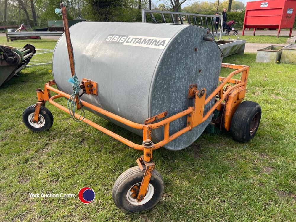 Sisis Litamina paddock sweeper/poo picker for small tractor, PTO drive ...