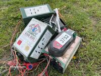 Assorted electric fencer units