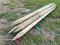 10 x 2.1m x 60mm fence posts