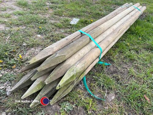 10 x 2.1m x 60mm fence posts