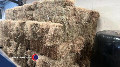 20 x Conventional bales of hay July 24, collection from York Auction Centre