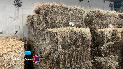 20 x Conventional bales of hay July 24, collection from York Auction Centre