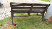 Large wooden bench - 2