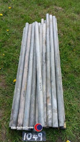 20 x 4ft and 5ft galvanised steel scaffold poles