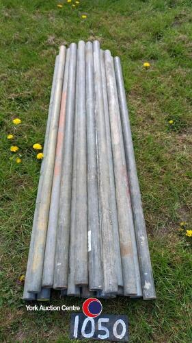 20 x 5ft galvanised steel scaffold poles